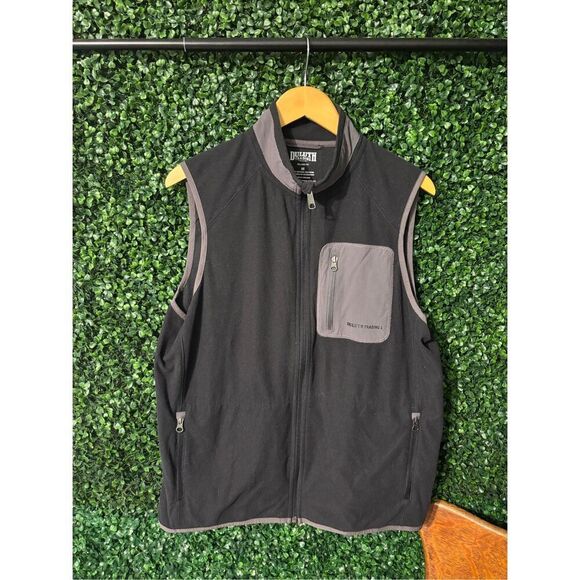 Duluth Trading Co. Black Fleece Mens Vest Sz Medium - Picture 1 of 3
